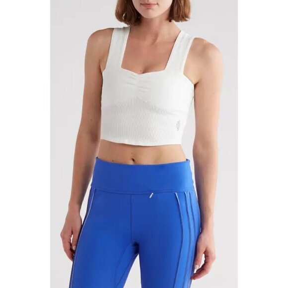 FREE PEOPLE Mainstream Camisole in White Size Medium/Large - Picture 1 of 7